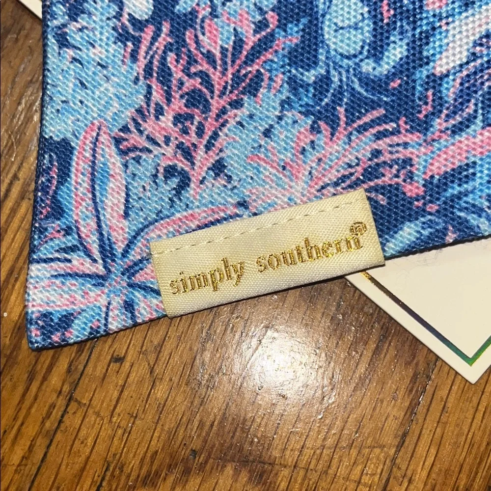 NWT Simply Southern The Pawsome  Blue & Pink Starfish Coastal Pet Bandana